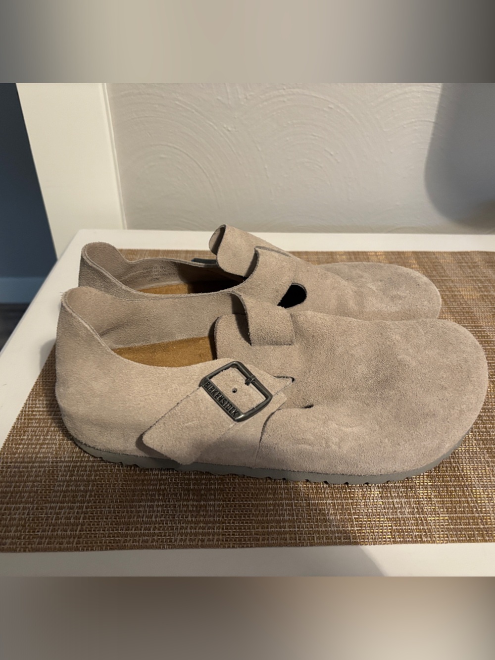 Birkenstock Women’s Size 41 Suede Mary Jane Shoes in Gray - Picture 3 of 4